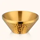 Soup Bowl Stainless Steel Tableware Ramen Noodle Rice Snack Bowl High