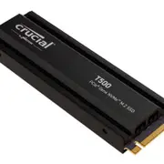 Crucial T500 4TB Gen4 NVMe SSD Heatsink - 7400/7000 MB/s R/W 2400TBW 1440K IOPs 1.5M