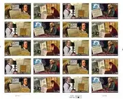 Ben Franklin Sheet 20 Mint US Postage 39c Stamps 4021-24