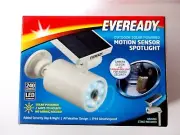 EVEREADY 240-Lumen 3-Watt Low Voltage Solar LED Spot Light Motion Sensor - White