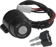 Ignition Switch for DT100 74-83 DT125 74-81 DT175 74-81 DT250 1974-1979 XT250 Motorcycle 12V Black Ignition Switch Lock with 2Pcs Key Motorcycle Ignition Switch Lock