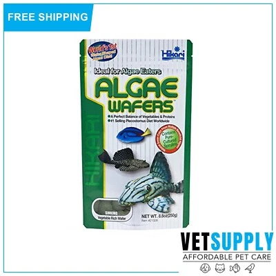 Premium Hikari Tropical Algae Wafers Fish Food 250 gm