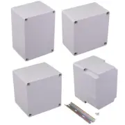 Hylec Grey Junction Box Enclosure Electrical Waterproof IP66 ABS