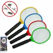 2x Bug Zapper Electric Tennis Racket Mosquito Fly Swatter Killer Insect Handheld