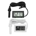 LCD Digital Thermometer Hygrometer Probe Refrigerator Temperature Humidity Gauge