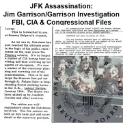 JFK Assassination: Jim Garrison/Garrison Investigation FBI, CIA Files USB Drive