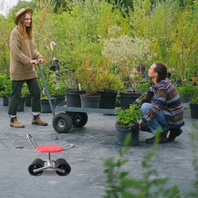 Move The Wheels Garden Seat Workshop Stool Office Chair for Gardening