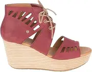 [CAT] Women's Alma Ghillie Tie Platform Wedge Sandal