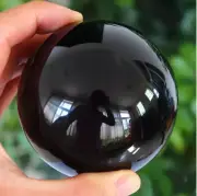 Black Obsidian Sphere Crystal Ball Healing Stone Photography Home Decoration