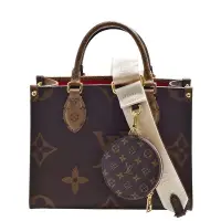 在飛比找Yahoo奇摩購物中心優惠-LV M46373經典ONTHEGO PM Monogram