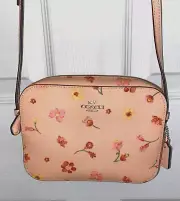 NWT Coach Mini Camera Crossbody Shoulder Bag Mystical Floral Print Faded Brush