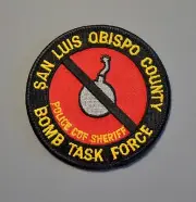 San Luis Obispo County Bomb Task Force Patch ++ Mint HTF CA