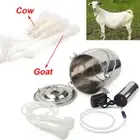 5L Electric Farm Milking Machine Goat Sheep Stainless Steel Barrel Vacuum Pump