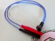 4.5mm DC PLUG TO BANANA PLUGS, SILICONE LEADS ADAPTOR CONNECTOR FAST SHIPPING