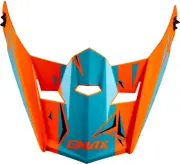 Gmax Youth Mx-46Y Unstable Visor Hi Vis Orange/Blue Ys-Yl