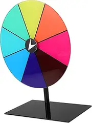 LALADEFIEE Game Roulette Fragrant Cars Electric Decoration Car Float Table Wheel Disk Landing Mobile Phone Bracket Desktop Mobile Bracket Old -Fashioned Coin Key Ring Coin Car Seat Acrylic