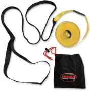 Snobunje Snowmobile "Slicktape" Retrieval 20ft 2500lb Snatch Strap Line (1005RL)