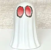 Light Up Ceramic Ghost Changing Color Halloween Collectible Decor