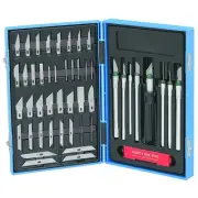 56 Pc. Precision Knife Set for DetaIed Cuts! Compare to Xacto or Name Brands