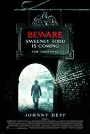 SWEENEY TODD 2007 Advance DS 2 Sided 27X40" US Movie Poster Johnny Depp T Burton