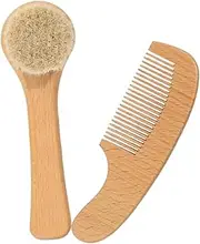 HAKIDZEL Soft Brush for Scalp and Hair Care Newborn to Toddler Grooming Kit Hair Wash Brush