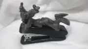 Goofy Stapler Desk Accesory coaster plastic in Gray Marble Finish