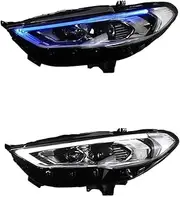 Car LED Headlights Assembly Compatible For Ford Mondeo 2013-2021 Animation All LED DRL Moving Turn Signal Lamp Headlights Auto Accessories