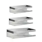 Stainless Steel Spice Rack Organiser Shelf for Home Countertop No Punch