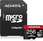 ADATA microSD 256GB UHS-I U3 V30S HIGH 100/85 MB/s AUSDX256GUI3V30SHA2-RA1-I