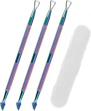 3pcs Lottery Lottery Scraper Tools,Metal Scraper Tool Easy to Hold Lottery Scraper Tool with Storage Box for Flawless Reveal Tickets Sticker Labels(Multicolor)