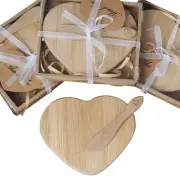 36 Cheese Natural Board Sets with Gift Box WEDDING PARTY FAVORS Supplies SALE