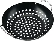 JOINPAYA Portable Non Stick BBQ Grill Pan Barbecue Plate for Cooking for Steak Vegetables Chicken Fish Convenient Cleanup Durable Safe