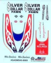 Slixx 8069 Gasser Mini Sheet 45 decal