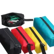 1-3pc Canvas Tool Pouch Bag Zipper Small Multipurpose Organizer Pouch Heavy Duty