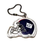 NEW YORK GIANTS TRAVEL TAG NFL FOOTBALL HELMET DIECUT TWO SIDED NEW OLD STOCK