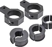 LAMPHUS Cruizer LED Off-Road Light Vertical Bar Clamp Mounting Kit 1/1.5/1.75/2 [2 Clamps] [Includes Allen Hex Key] [User-Friendly] - for Light Bar Bull Bar Tube Clamp Roof Roll Cage Holder