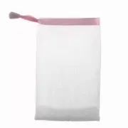 Exfoliating Mesh Soap Saver Portable Liquid Cleanser Foaming Net for Handmade Soap Facial Soap 1pc