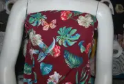 Challis Rayon Woven Fabric Natural Fiber Beautiful hawaiian print by the yard