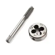 Reliable HSS 6542 Machine Tap for Aluminum and Die Steel 2pcs Set