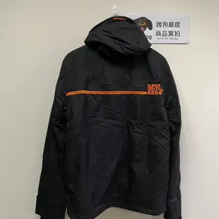 跩狗嚴選 獨家新款 黑橘 新色 極度乾燥 Superdry 經典款 男款 三排拉鍊 防風 風衣 外套 刷毛保暖