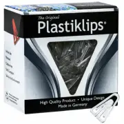 Plastiklips Clear LP-0316, Medium 1 x 9/16", Box of 500
