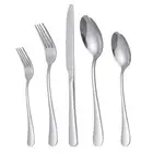 20-piece Silverware Set with Steak Knives For 4, Flatware Cutlery Set, Stainl...