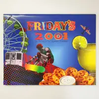 在飛比找蝦皮購物優惠-T.G.I Friday's 2001 月曆 ♥ 正品 ♥ 