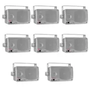 (Pack of 4) Pyle 3.5-Inch 200 Watt 3-Way Weather Proof Mini Box Speakers