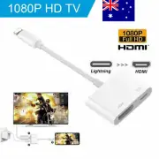1PCS Lightning To HDMI Digital TV AV Adapter 1080P HDMI Cable For IPad IPhone AU