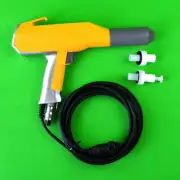 Electrostatic powder coating spray gun w/ 2pcs nozzle for GM 02 opt F