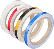 POPETPOP 4 Rolls Luminous Reflective Stickers Bike Decals for for Bicycles Helmets and Vehicles