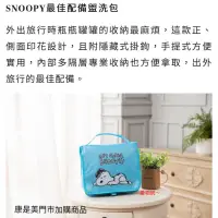 在飛比找蝦皮購物優惠-～愛物網～ 康是美 史努比 盥洗包 Snoopy 手提袋 史