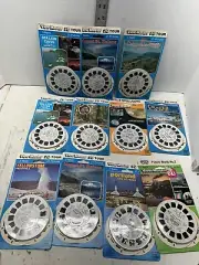 Sealed Vintage World 3d View-Master Reel Packets - Set of 11 #S2