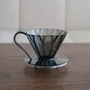 Cafec Flower Dripper Tritan Black 1 Cup